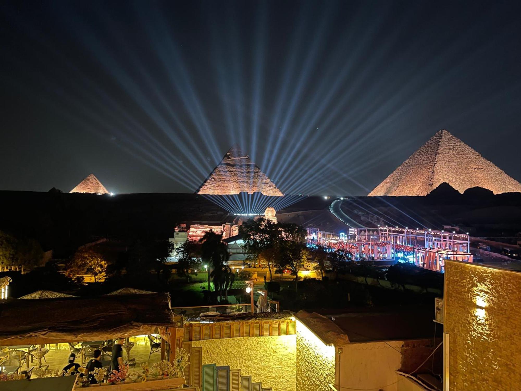 Basha Pyramids Inn Kafret el-Gabal Eksteriør bilde